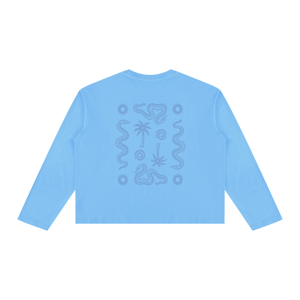 SERPENT RITUAL / 02  Long Sleeve Boxy T-Shirt