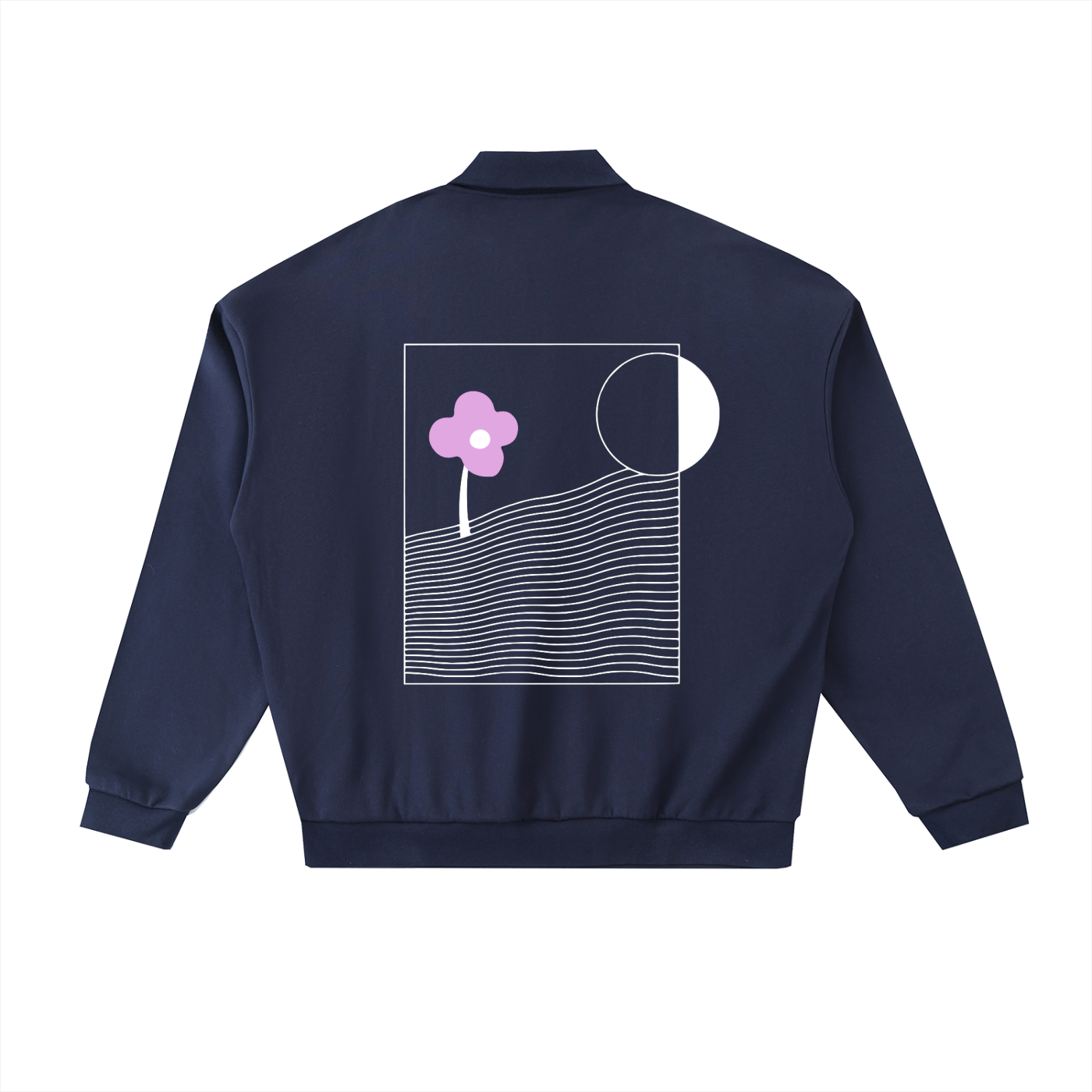 Heavyweight Fleece Polo Sweatshirt