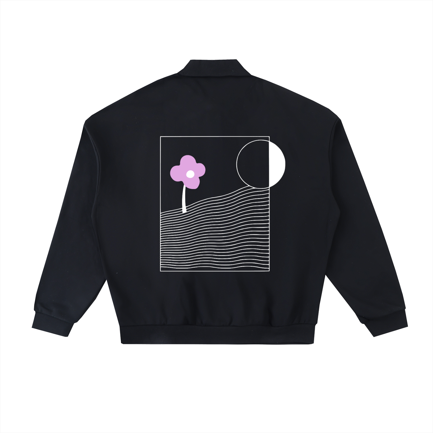 Heavyweight Fleece Polo Sweatshirt