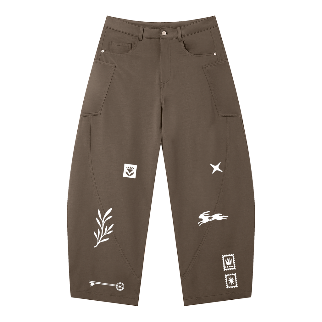 Men's Barrel Leg Pants