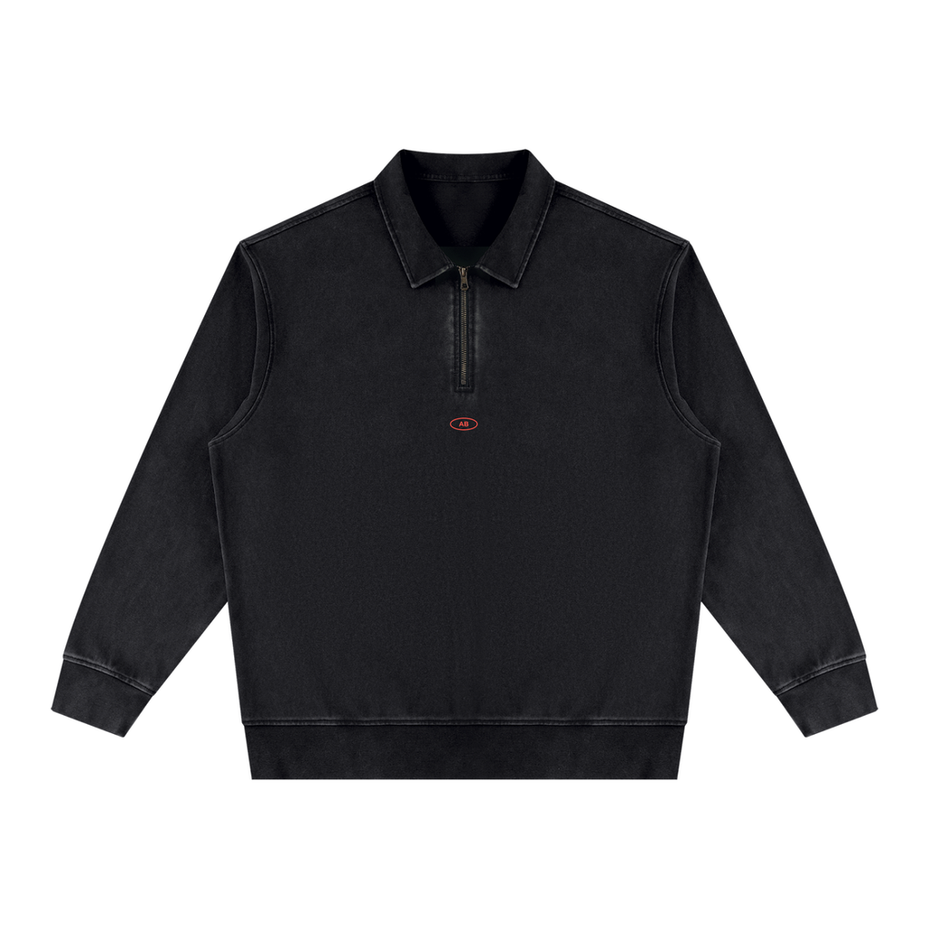 Unisex Vintage Wash Quarter-Zip Sweatshirt
