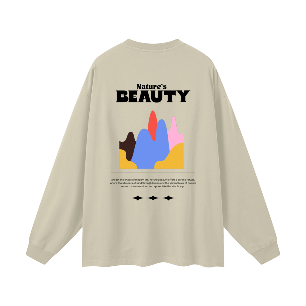 Oversized Unisex Long Sleeve T-Shirt