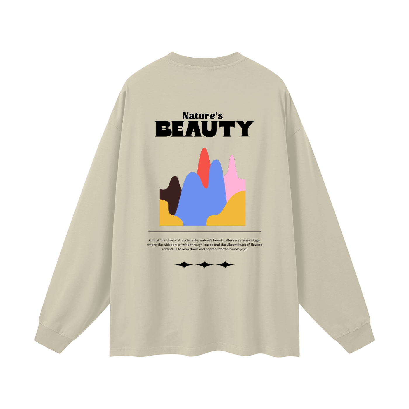 Oversized Unisex Long Sleeve T-Shirt