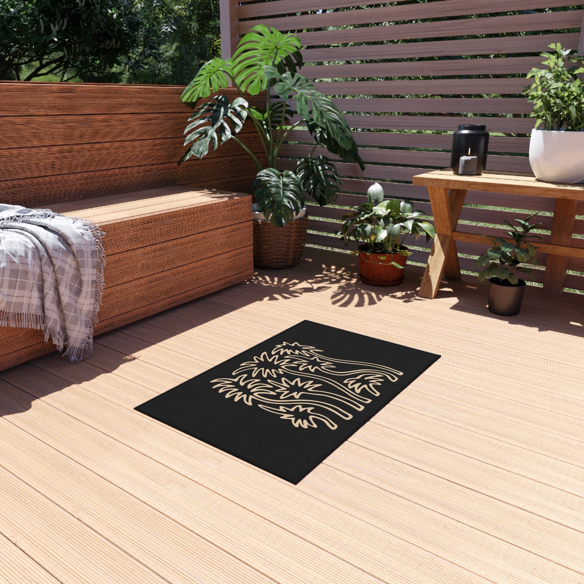 Dancing Palm outdoor Rug