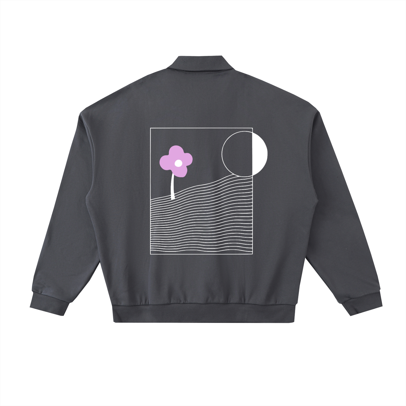 Heavyweight Fleece Polo Sweatshirt