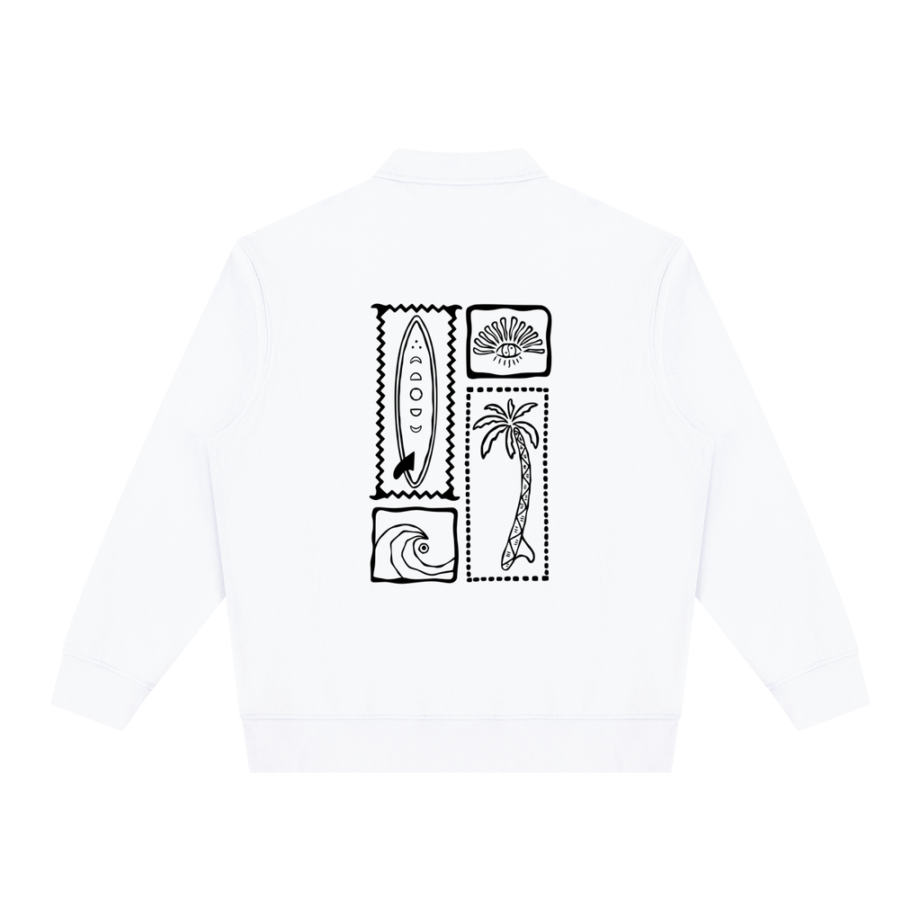 Unisex Vintage Wash Quarter-Zip Sweatshirt