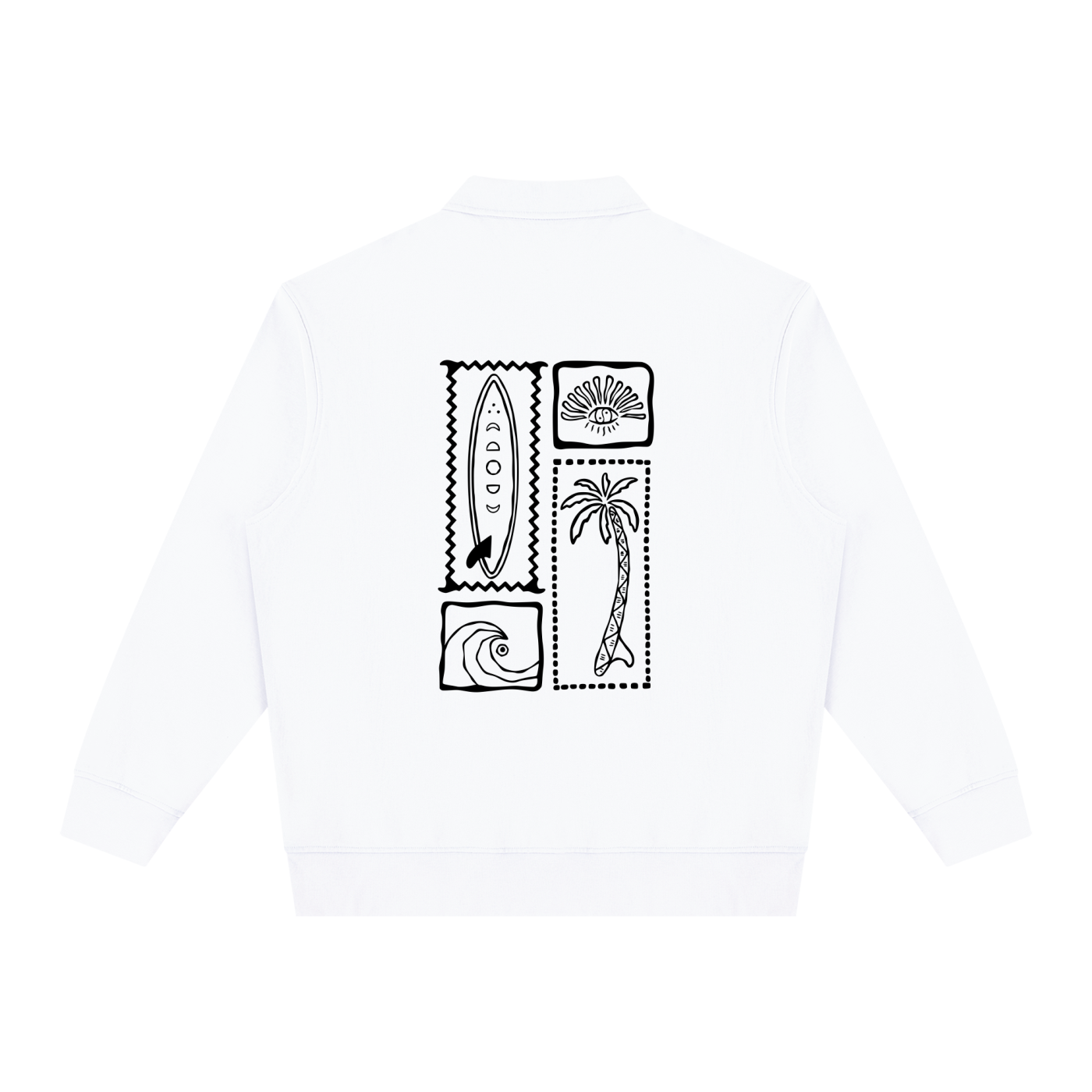 Unisex Vintage Wash Quarter-Zip Sweatshirt