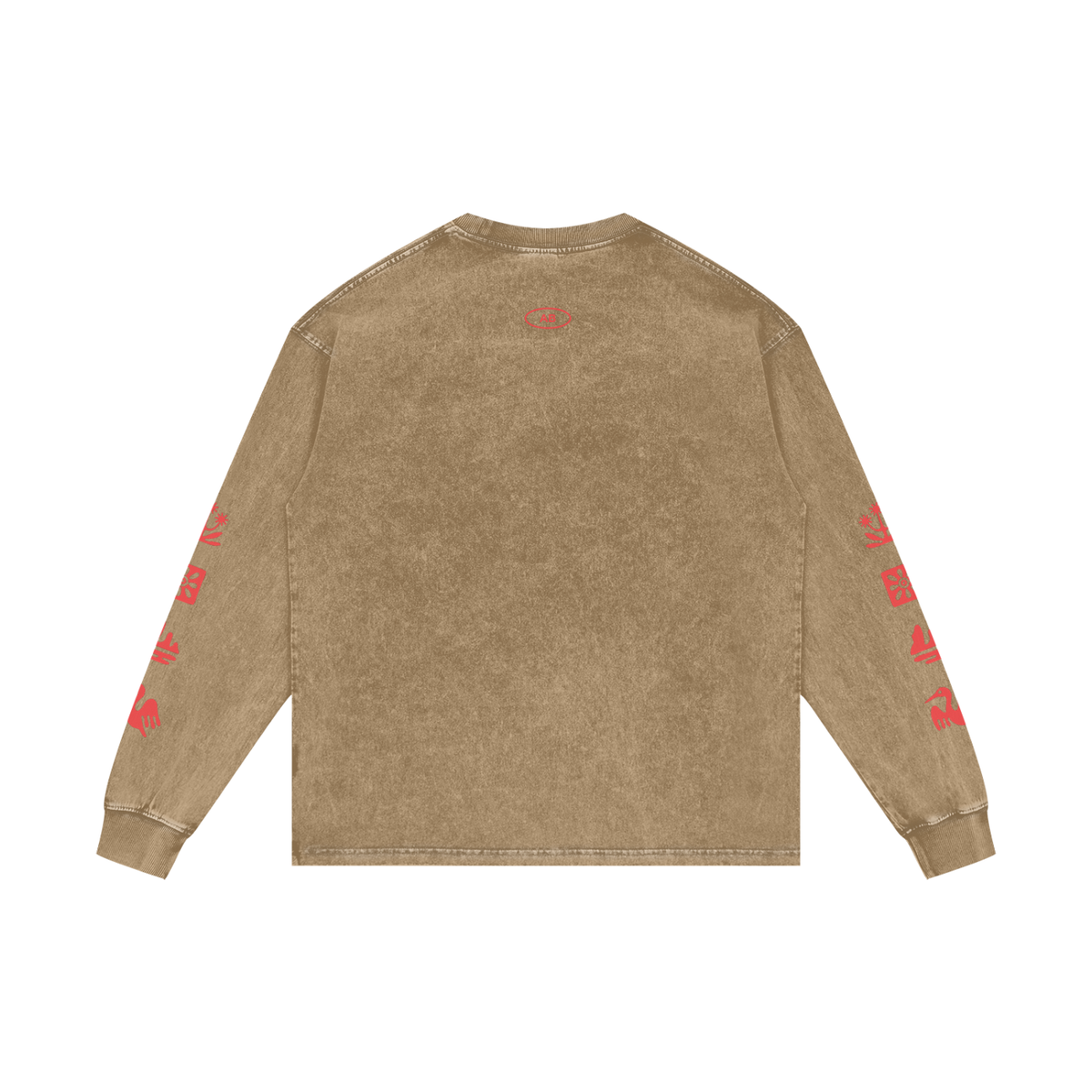 SAONA / 01 Acid Wash Oversize Long Sleeve