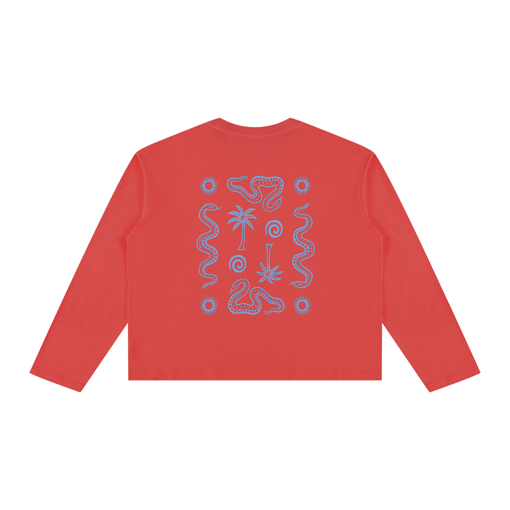 SERPENT RITUAL / 02  Long Sleeve Boxy T-Shirt