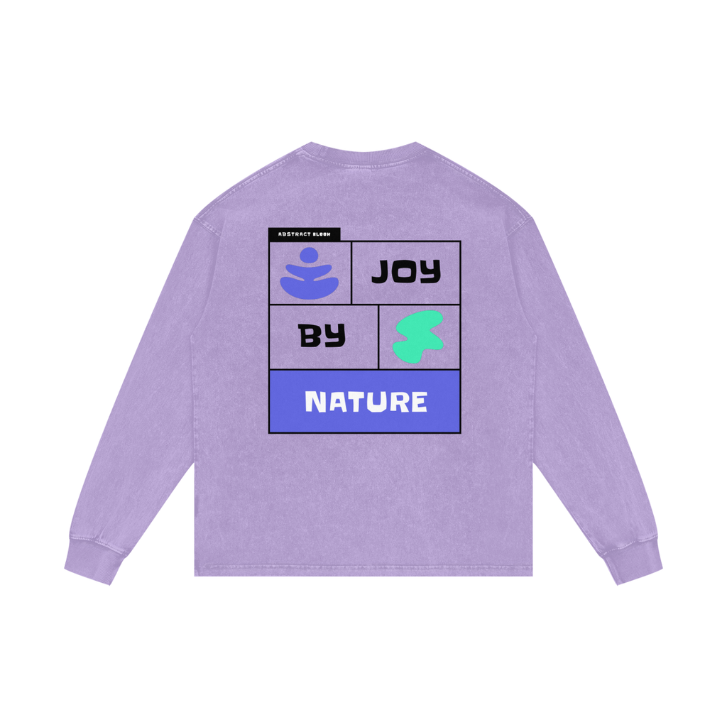 Acid Wash Oversize Long Sleeve T-Shirt