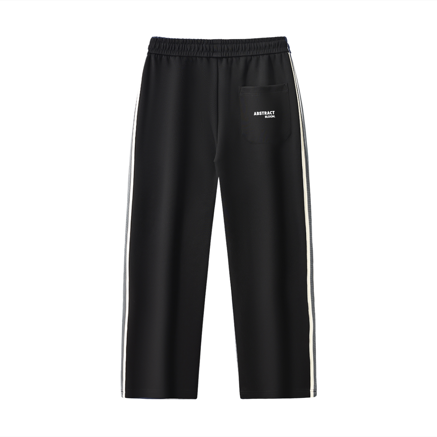 Contrast Side-Stripe Straight-Leg  Pants