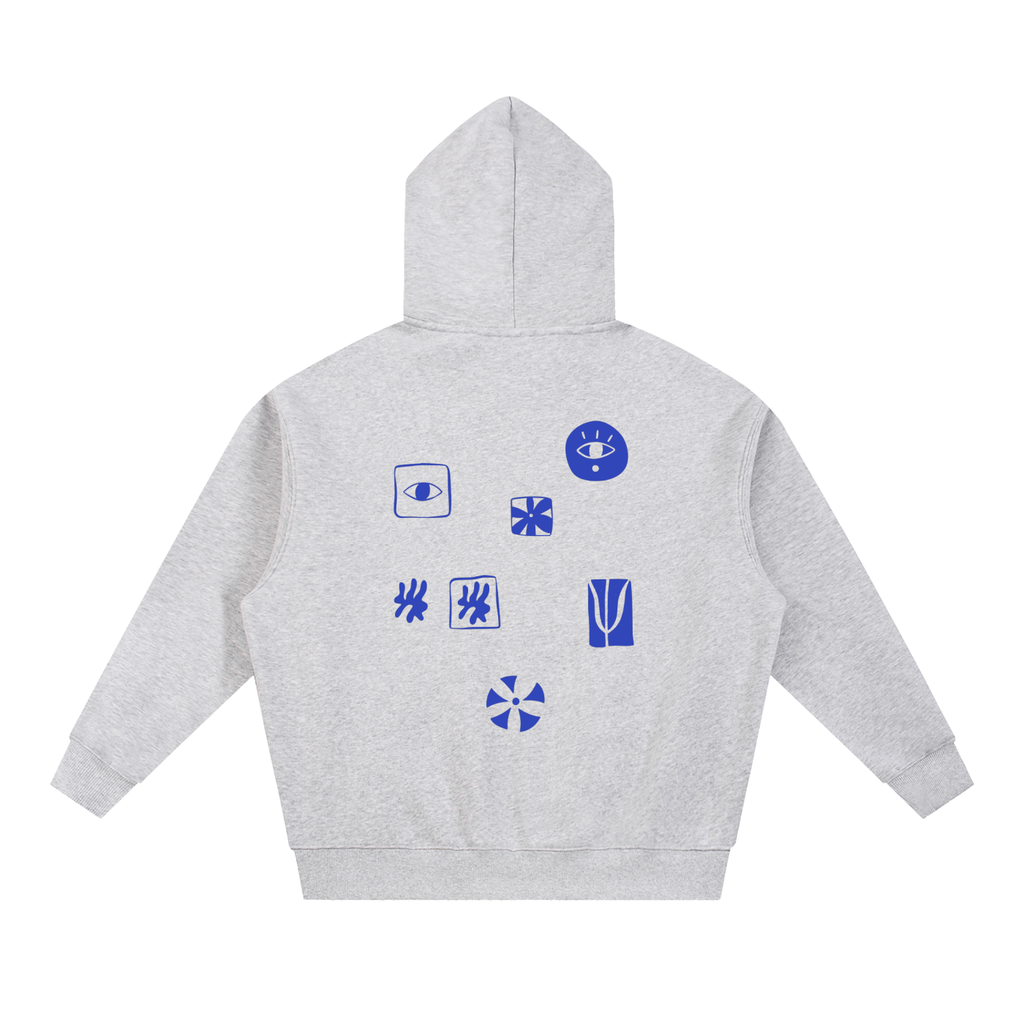Essential Oversized Boxy Fit Fleece Hoodie