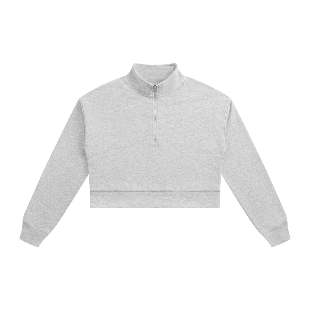 STAY WILD / 01 Women's Crop Quarter-Zip