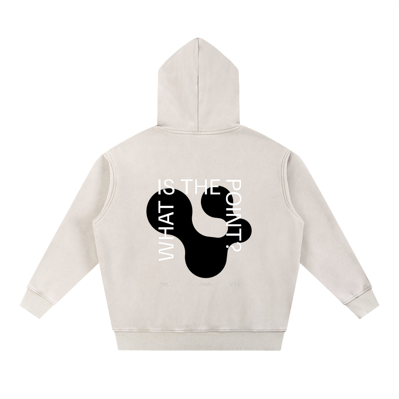 Snow Wash Fleece Oversize Hoodie