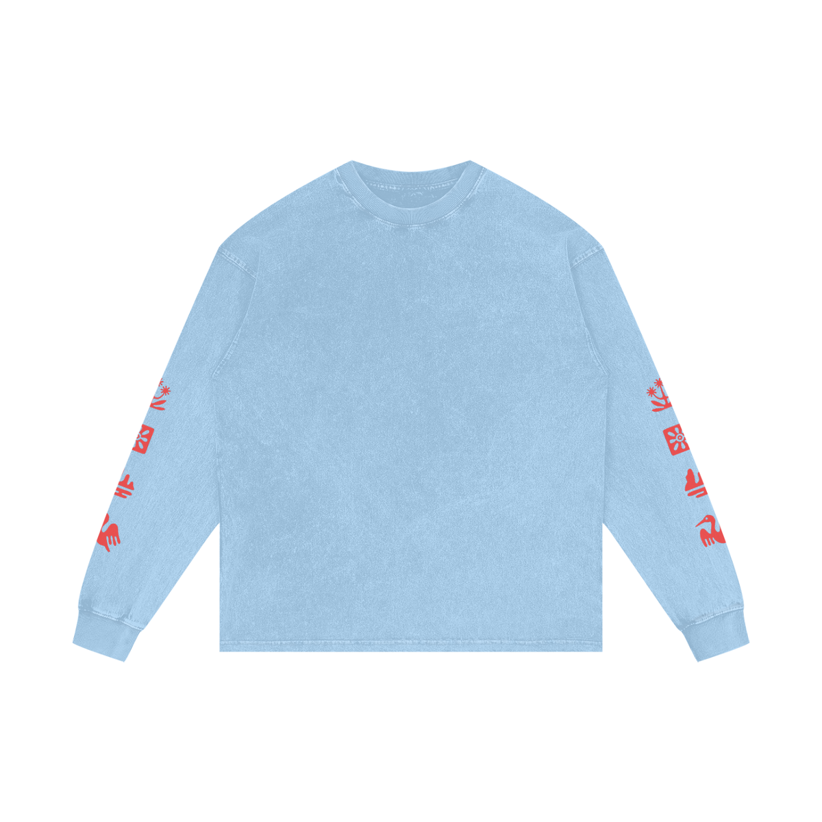 SAONA / 01 Acid Wash Oversize Long Sleeve