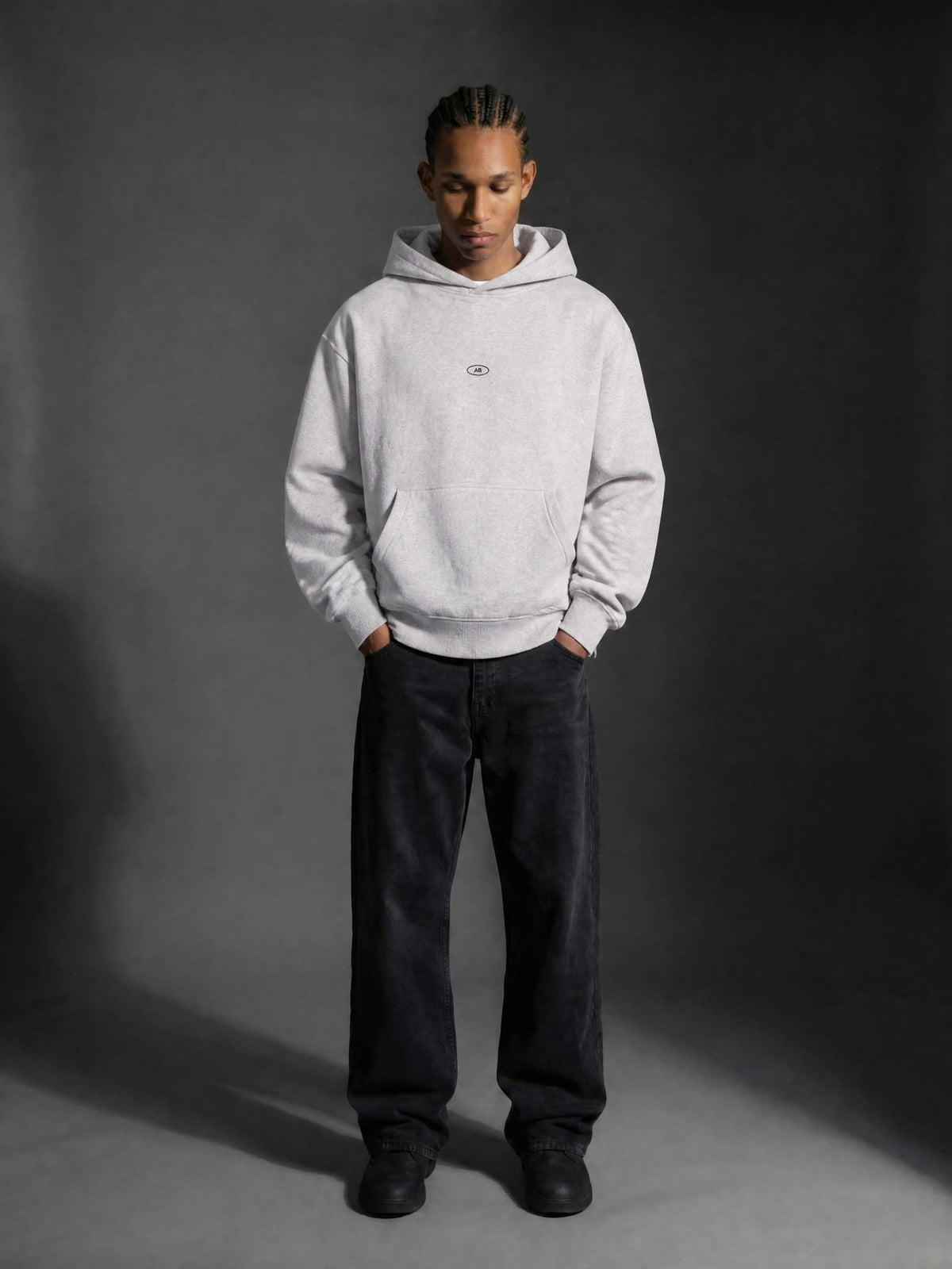 CRAZY VINYLS / 03 Oversized Boxy Fit Fleece Hoodie