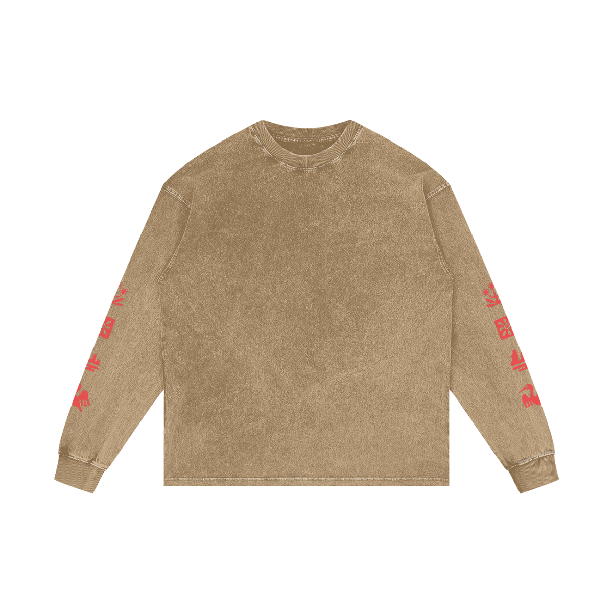 SAONA / 01 Acid Wash Oversize Long Sleeve
