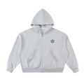 STAY WILD /02 Full-Zip Boxy Hoodie