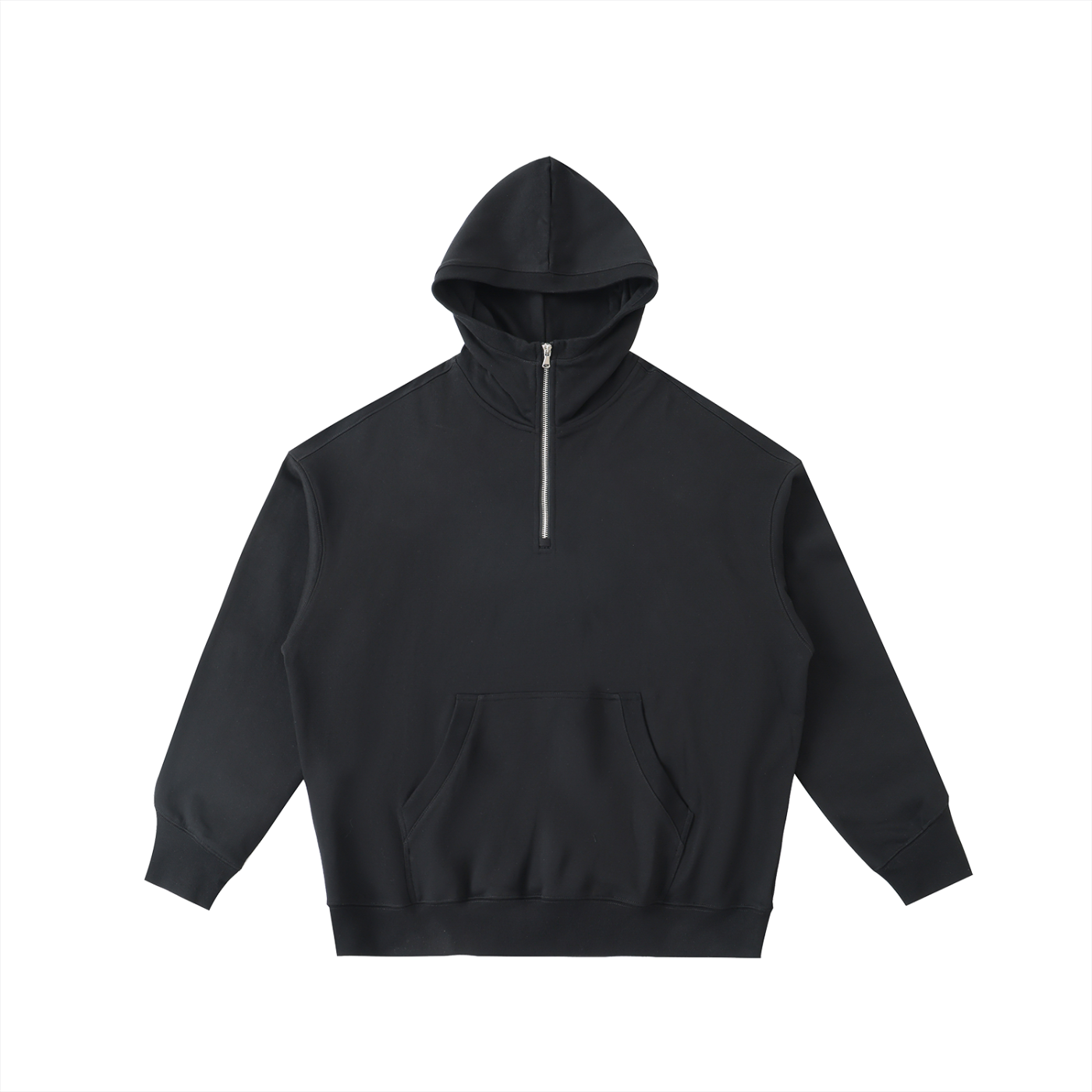 Infinite Blue Half-Zip Fleece Hoodie