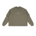 SACRED FLOWER / 01  Paneled Layer Color Block T-Shirt