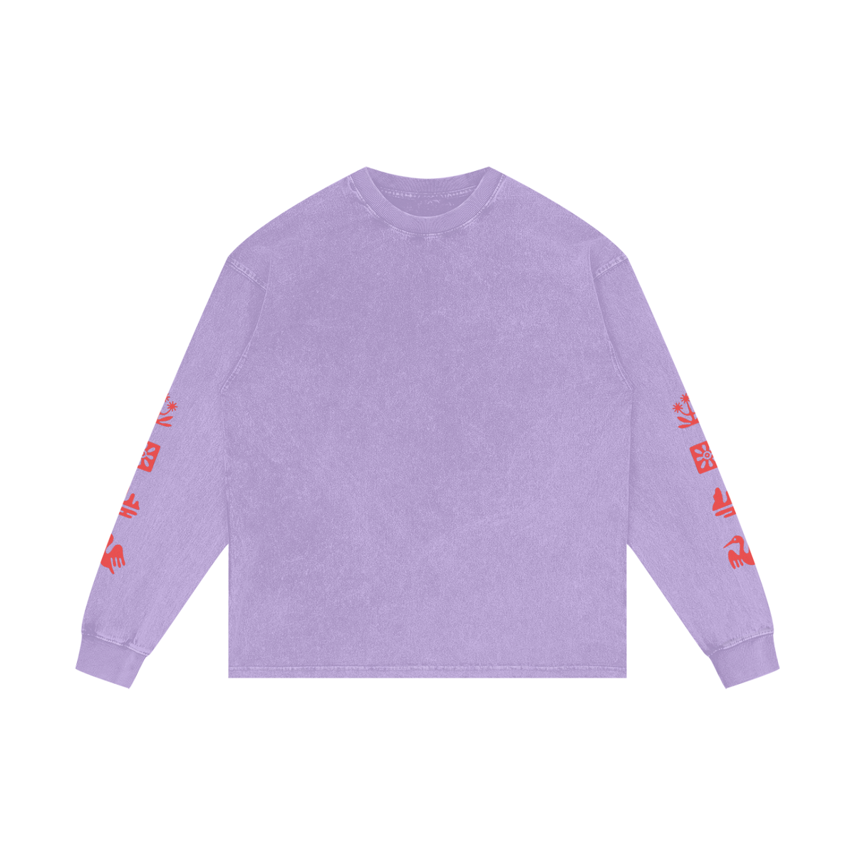 SAONA / 01 Acid Wash Oversize Long Sleeve
