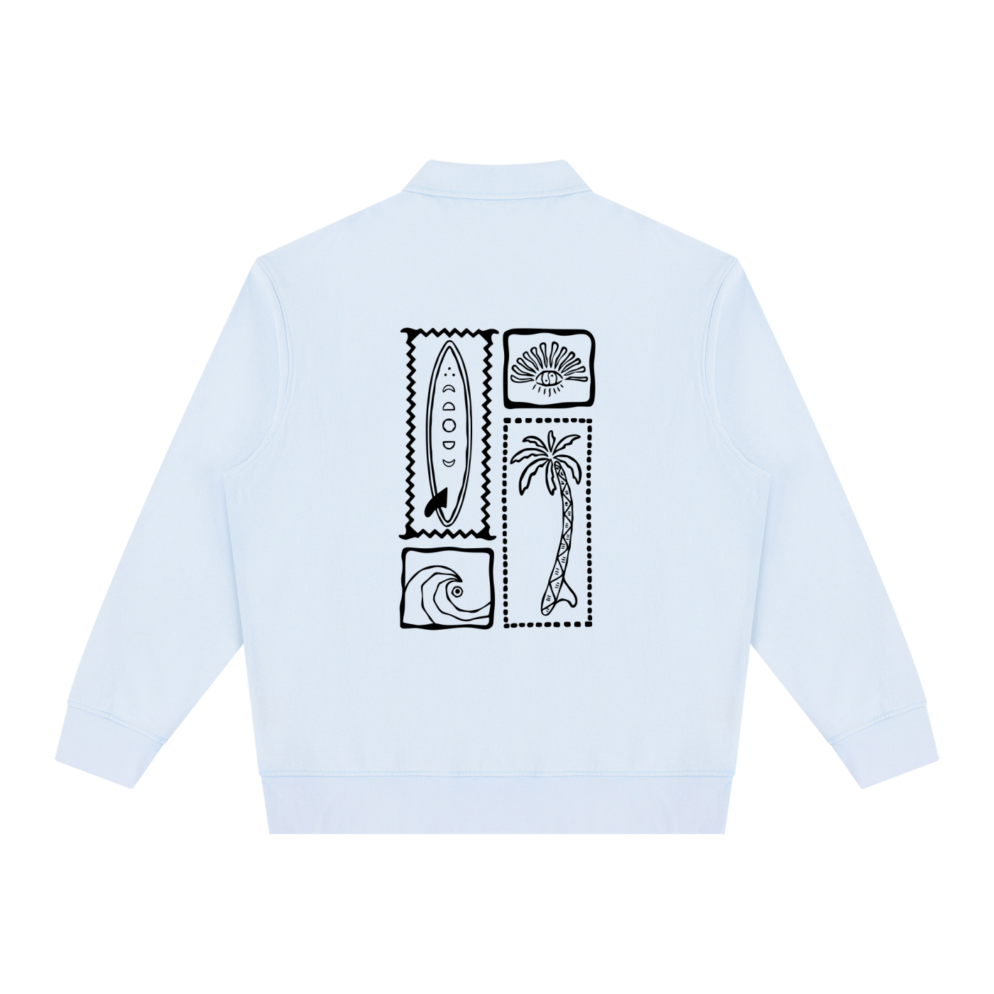 Unisex Vintage Wash Quarter-Zip Sweatshirt