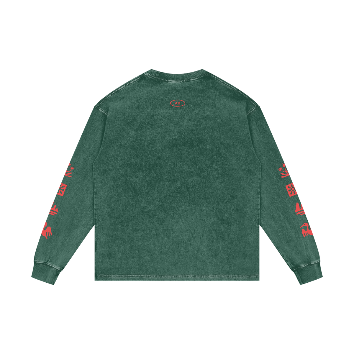SAONA / 01 Acid Wash Oversize Long Sleeve