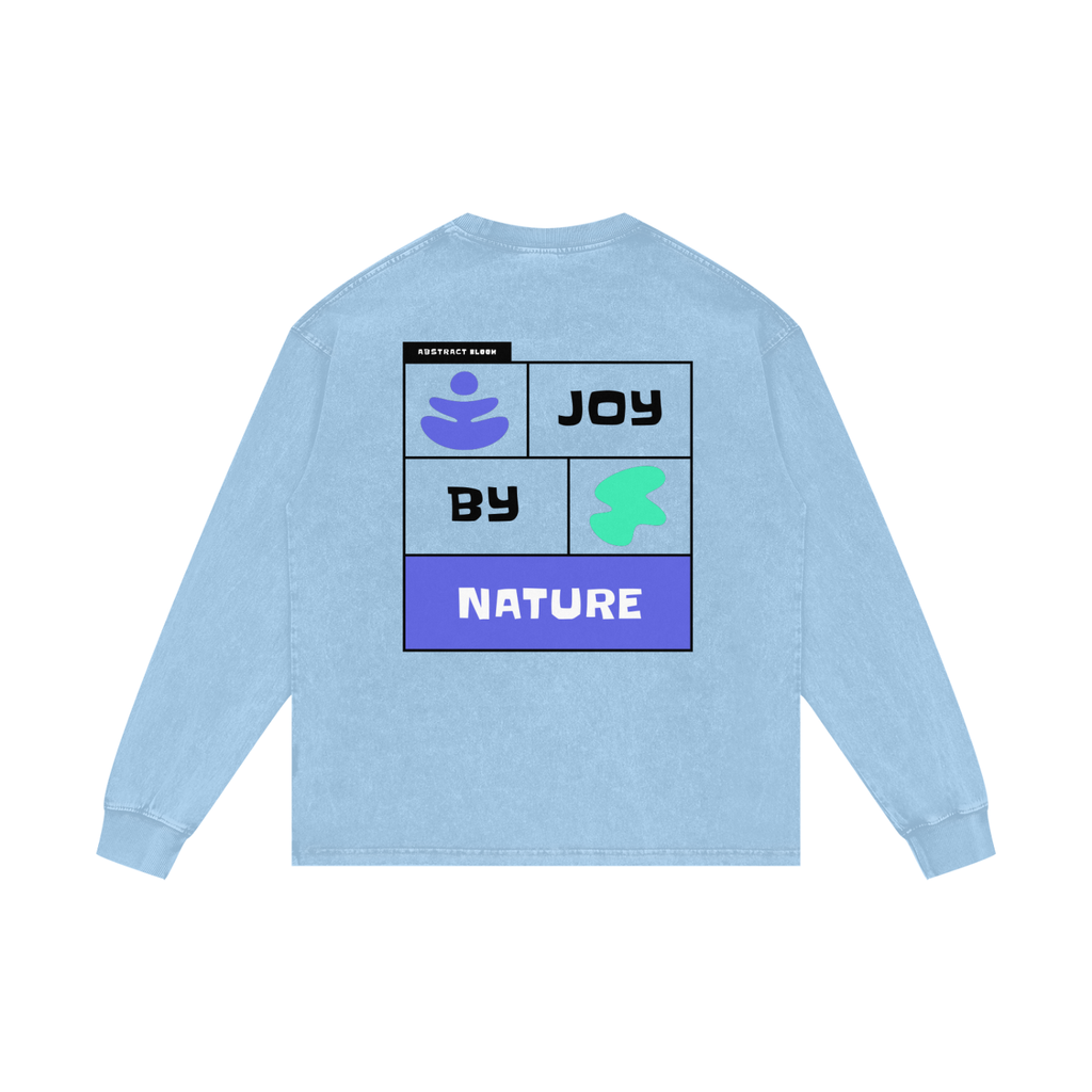 Acid Wash Oversize Long Sleeve T-Shirt