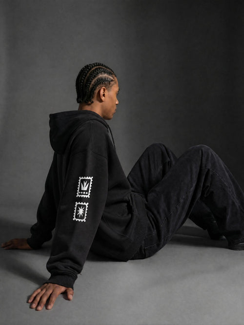 EMBLEM / 01 Oversized Boxy Hoodie