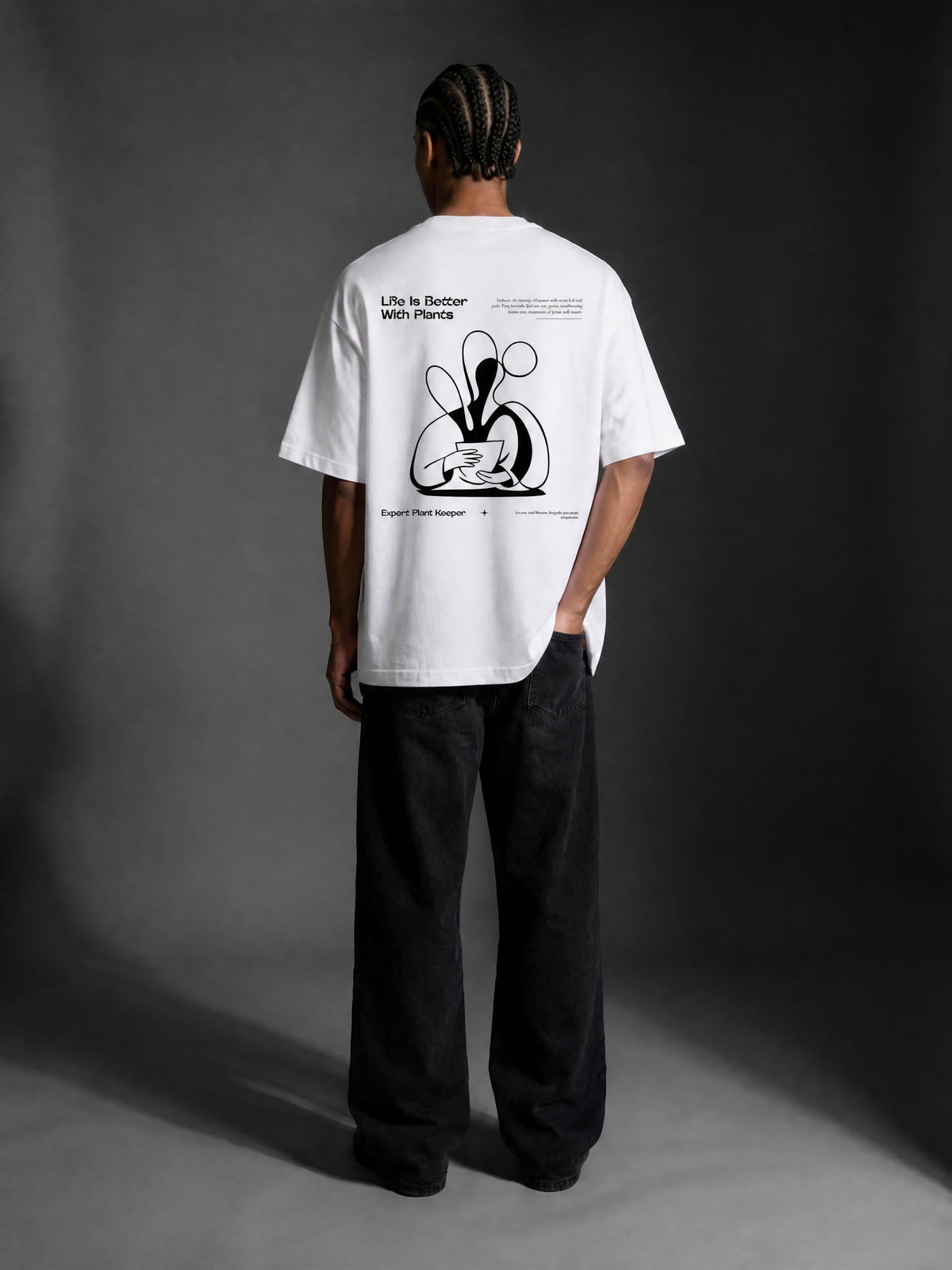 WITHPLANTS / 01  Heavyweight Vintage Washed T-Shirt