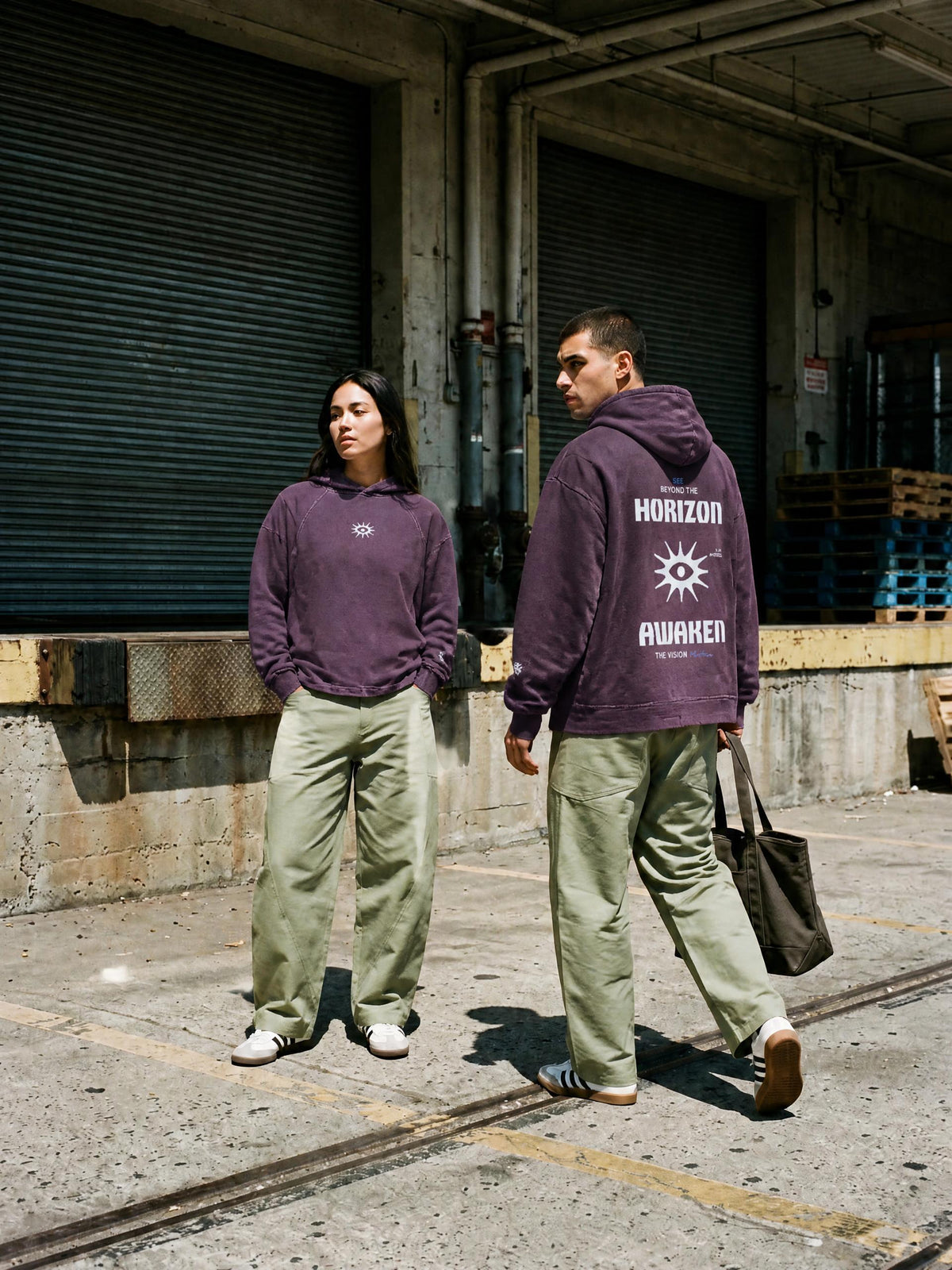 AWAKEN / 01 Vintage Washed Hoodie