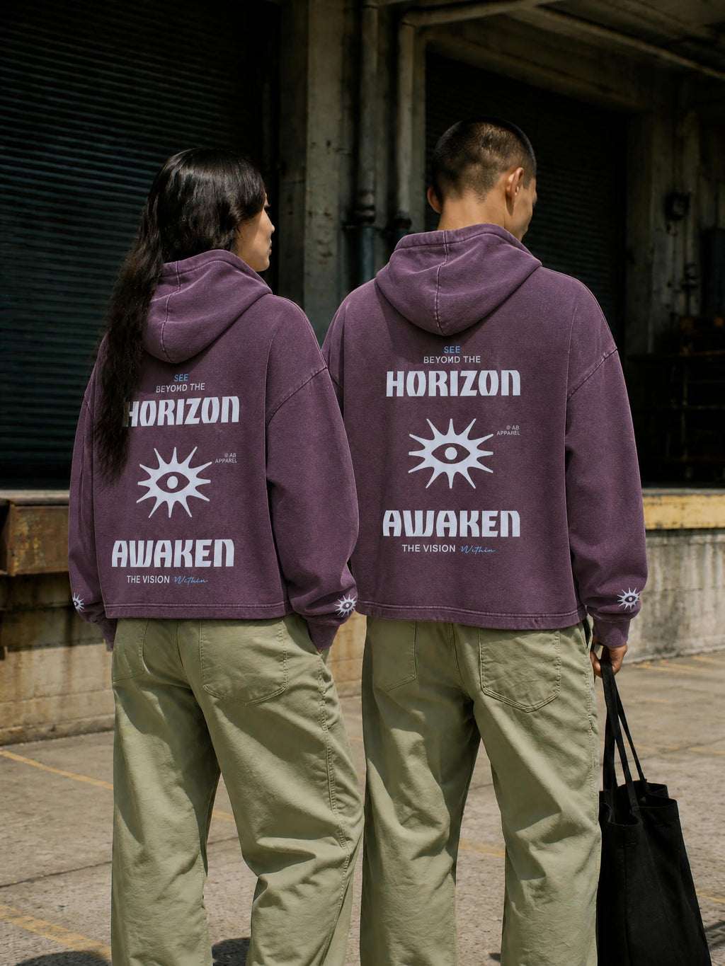 AWAKEN / 01 Vintage Washed Hoodie