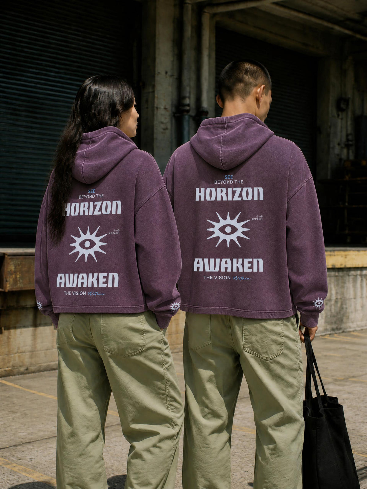 AWAKEN / 01 Vintage Washed Hoodie
