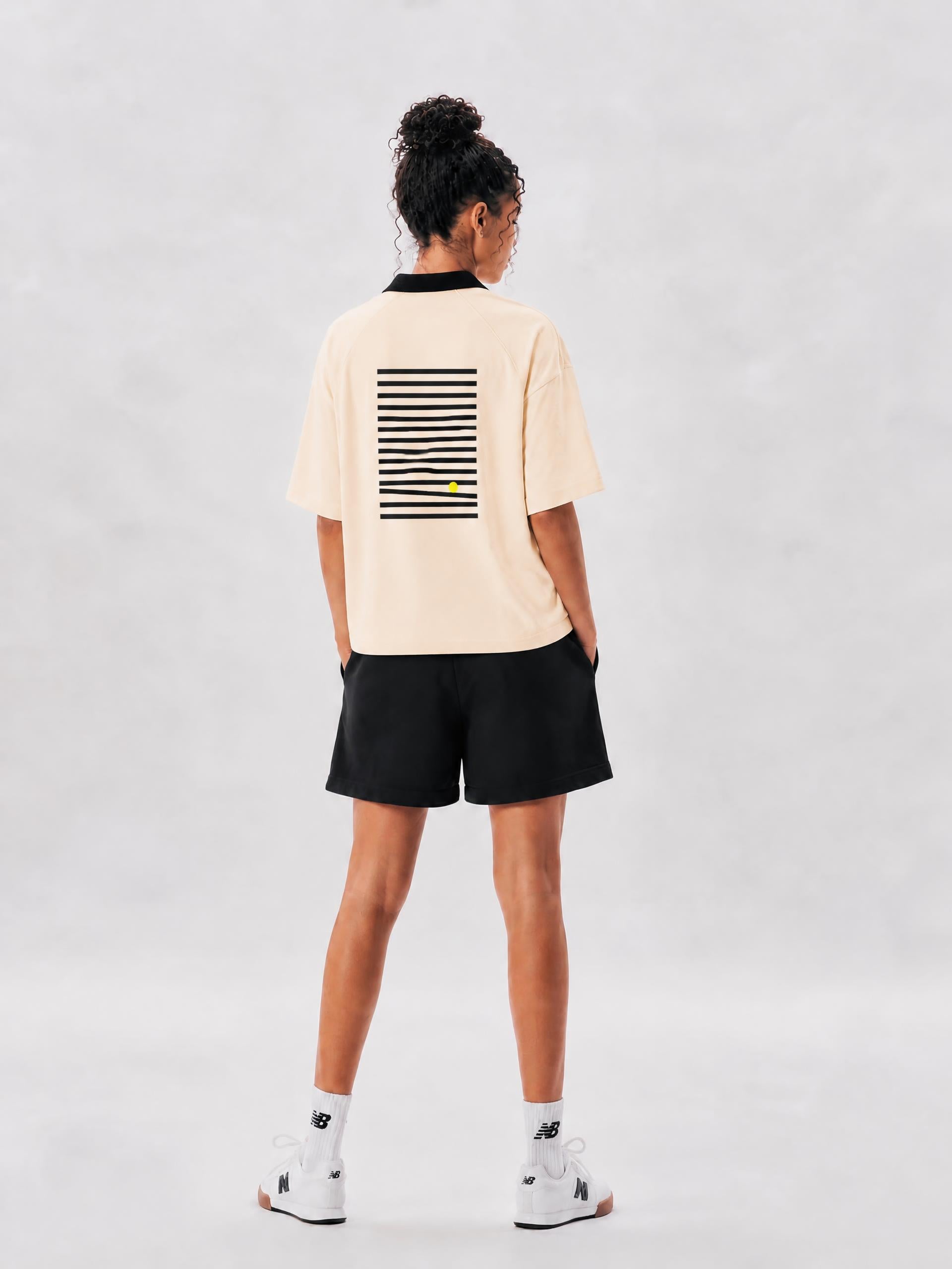 Unisex Color Block Boxy Short Sleeve Shirt