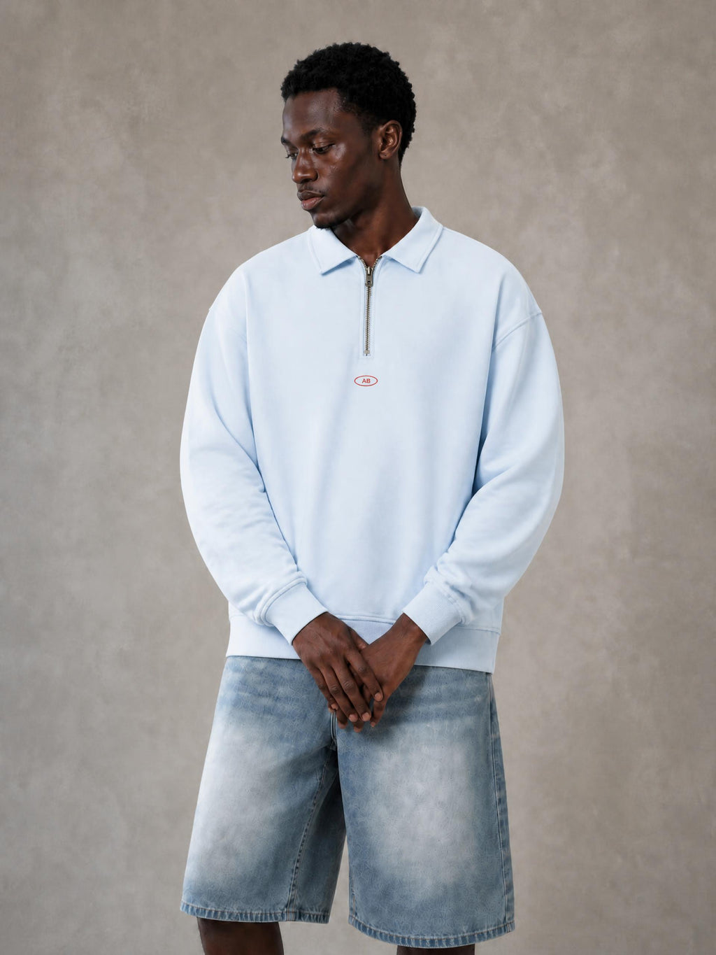 Unisex Vintage Wash Quarter-Zip Sweatshirt