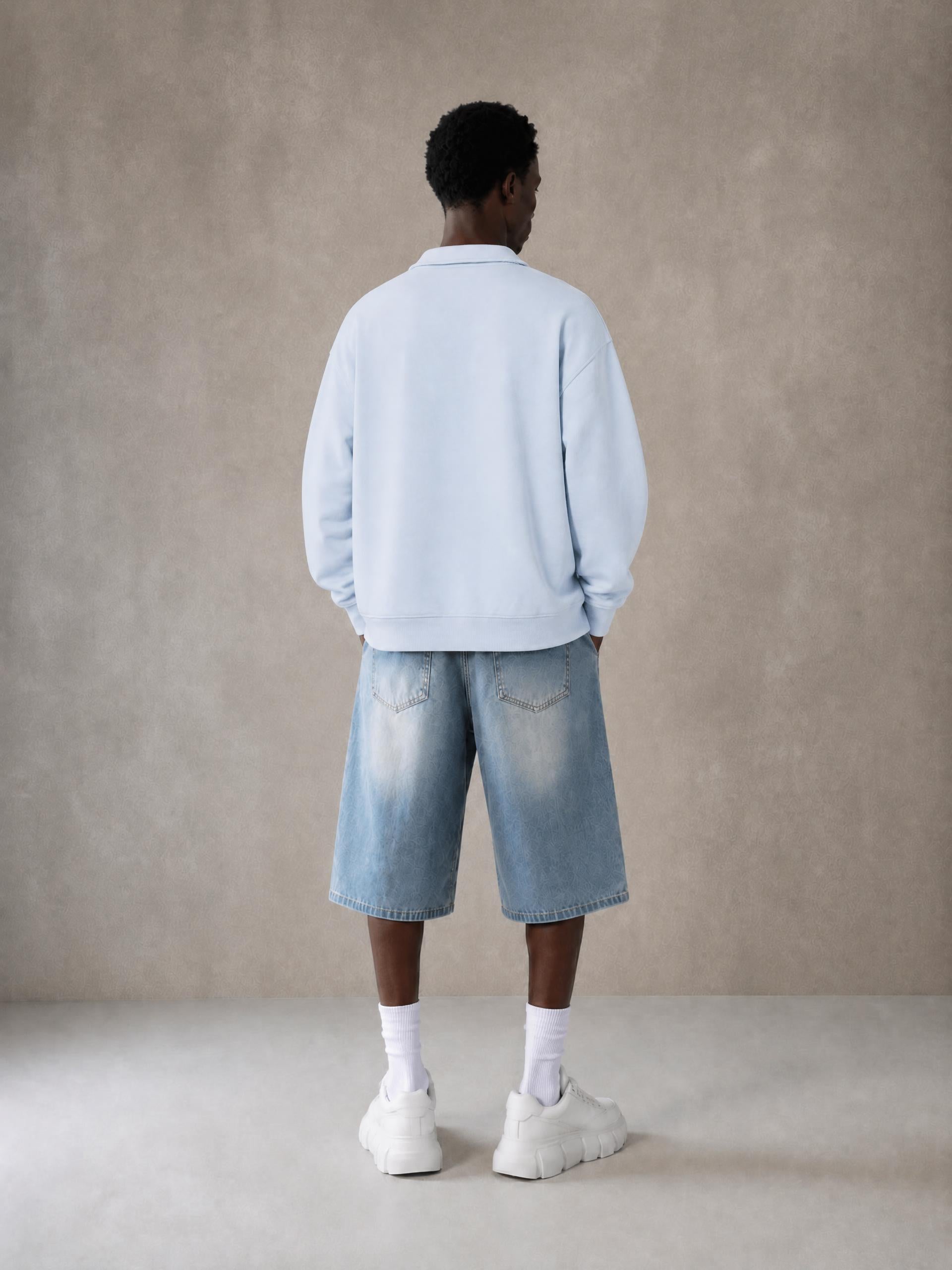 Unisex Vintage Wash Quarter-Zip Sweatshirt