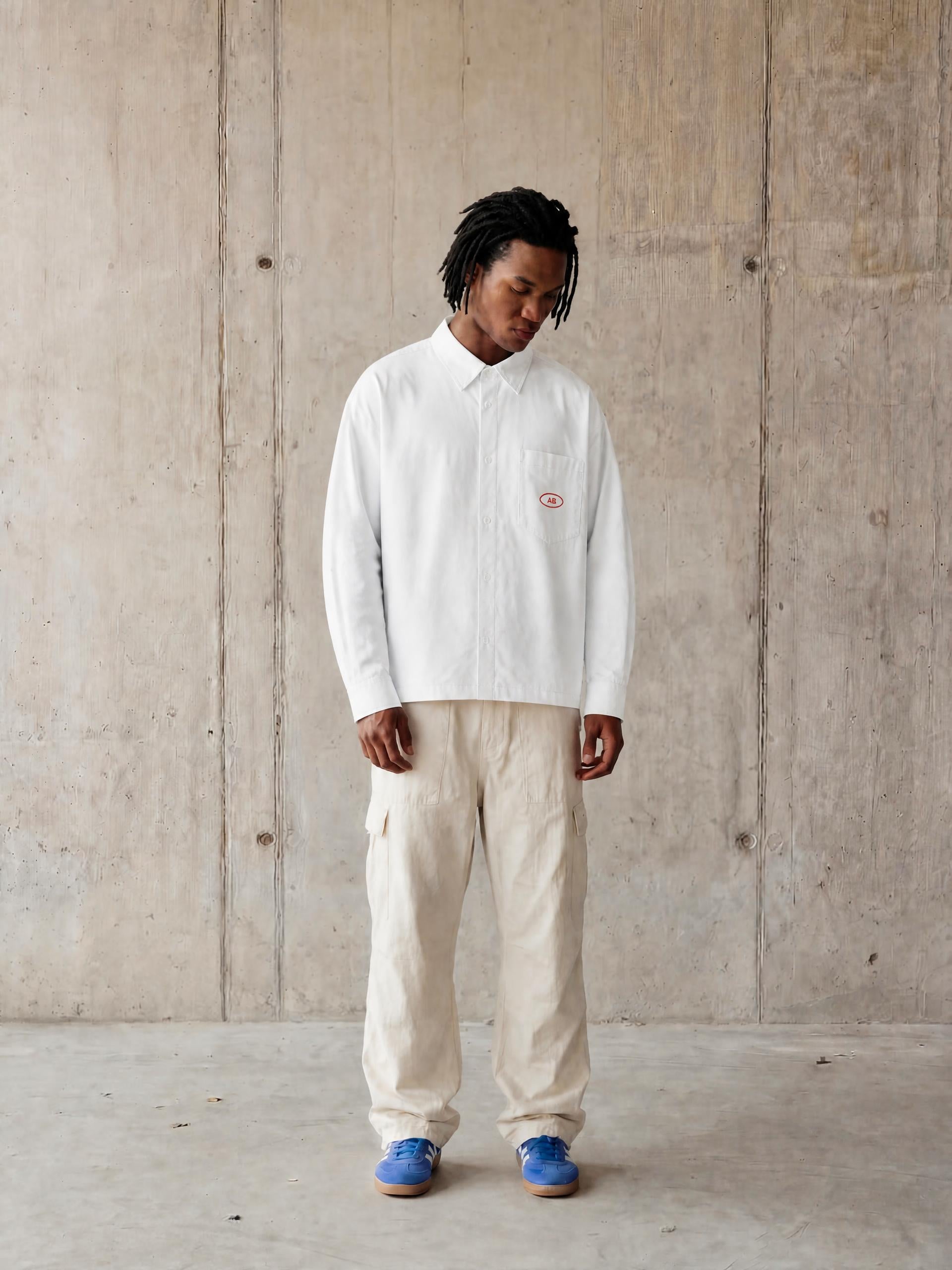 Unisex Boxy Long Sleeve Shirt