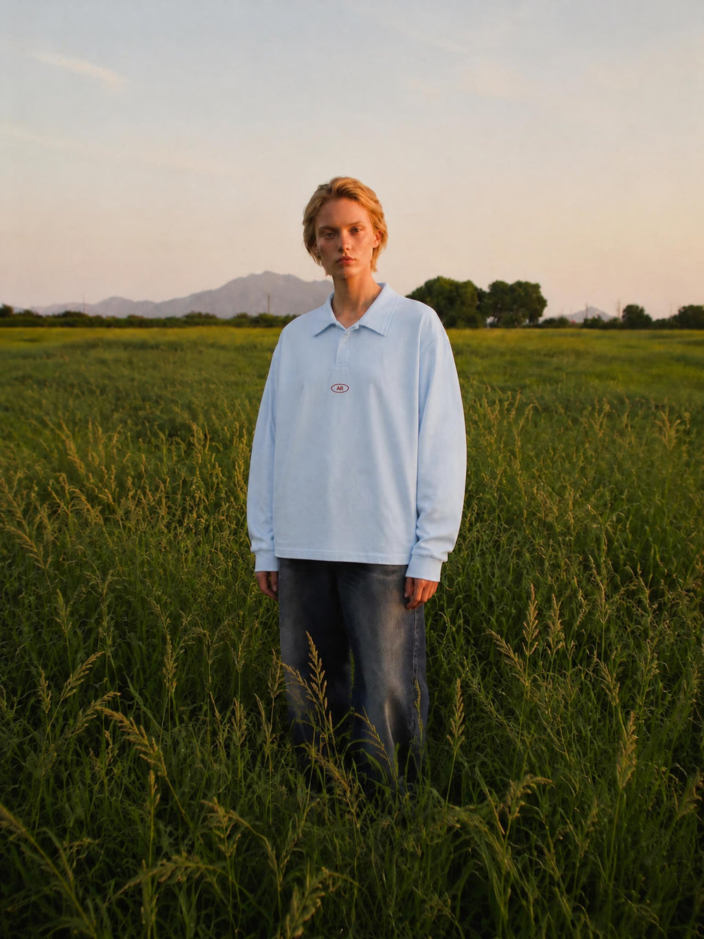 SUMMER BLOOM / 01 Long Sleeve Polo Shirt