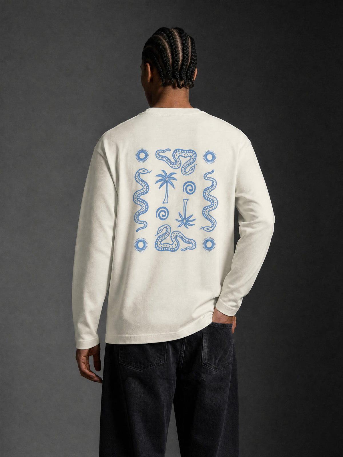 SERPENT RITUAL / 02  Long Sleeve Boxy T-Shirt