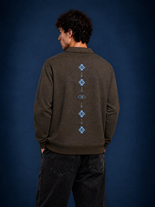 ATLAS / 02 Boxy Quarter-Zip Sweatshirt
