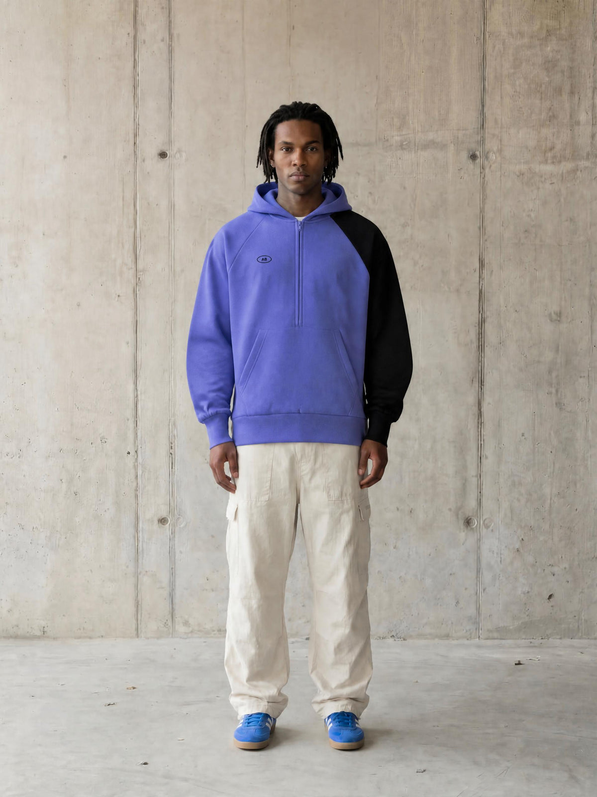 COLORBLOCK / 01  Fleece Hoodie