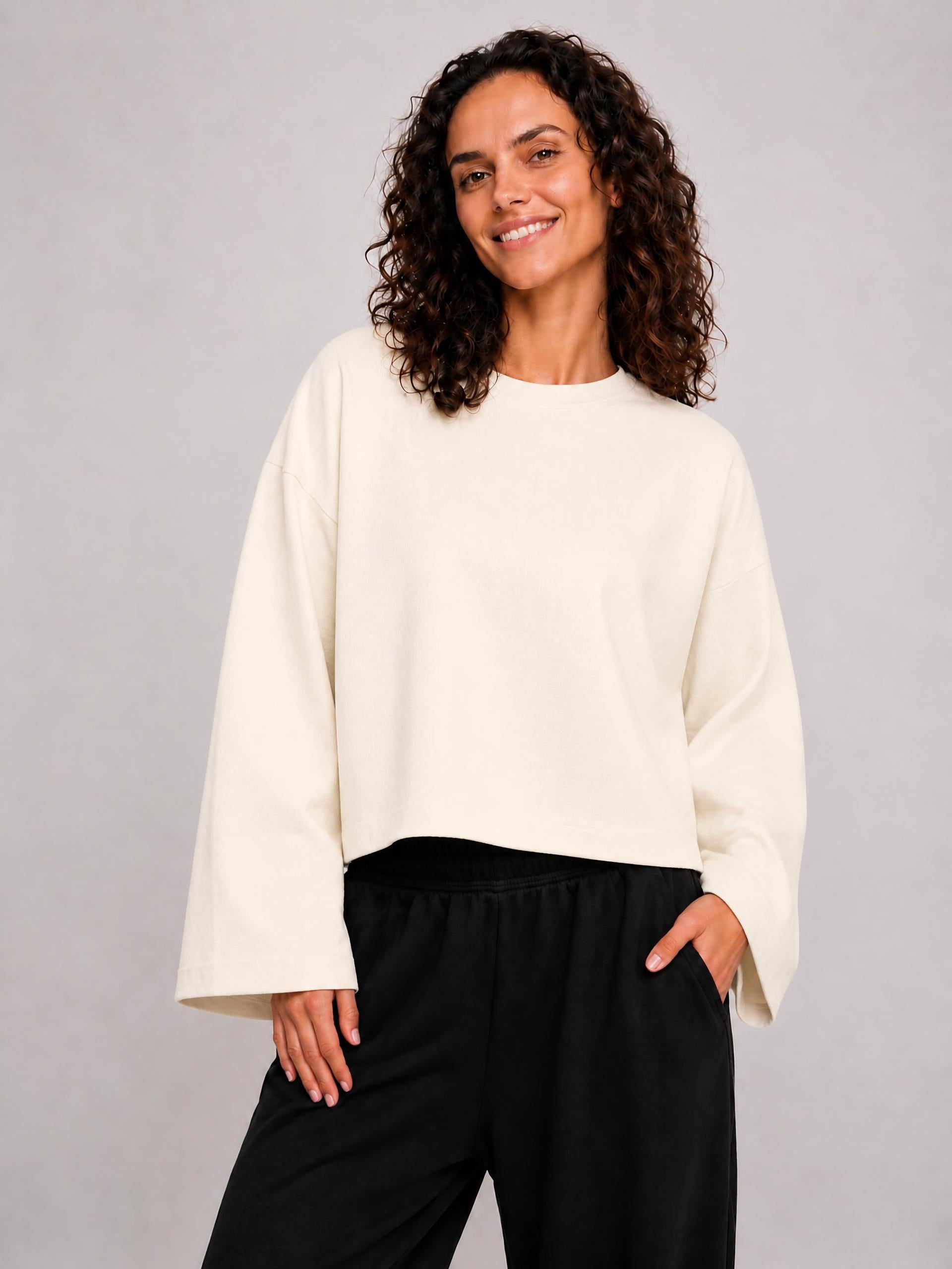 Women's Boxy Batwing Sleeve T-Shirt