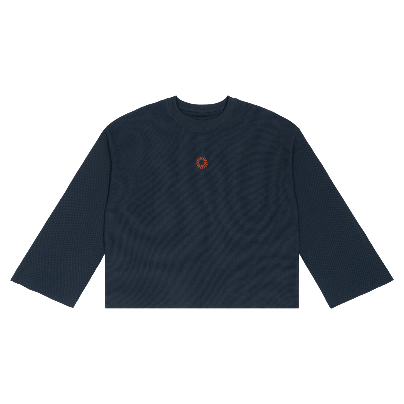 Unisex Waffle Raw Edge T-Shirt