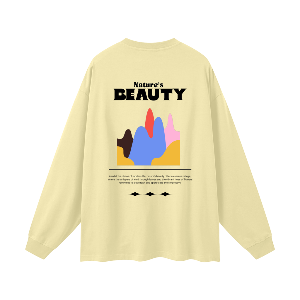 Oversized Unisex Long Sleeve T-Shirt