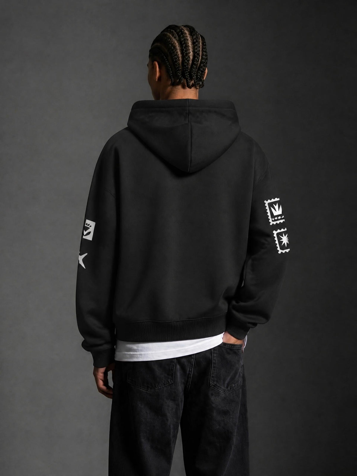 EMBLEM / 01 Oversized Boxy Hoodie