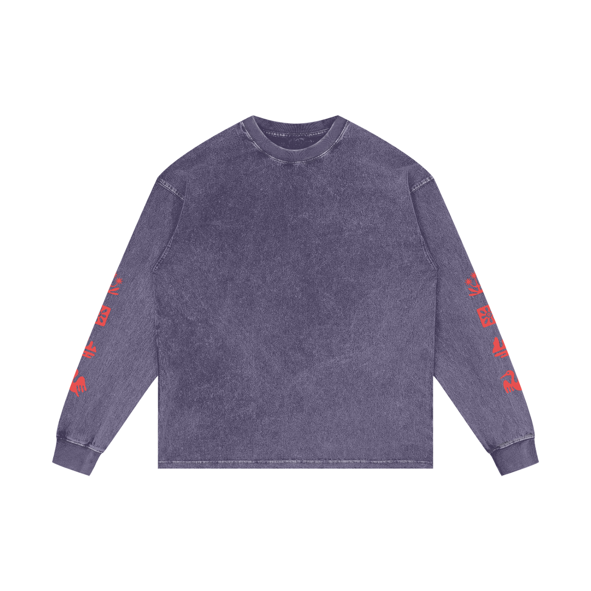 SAONA / 01 Acid Wash Oversize Long Sleeve