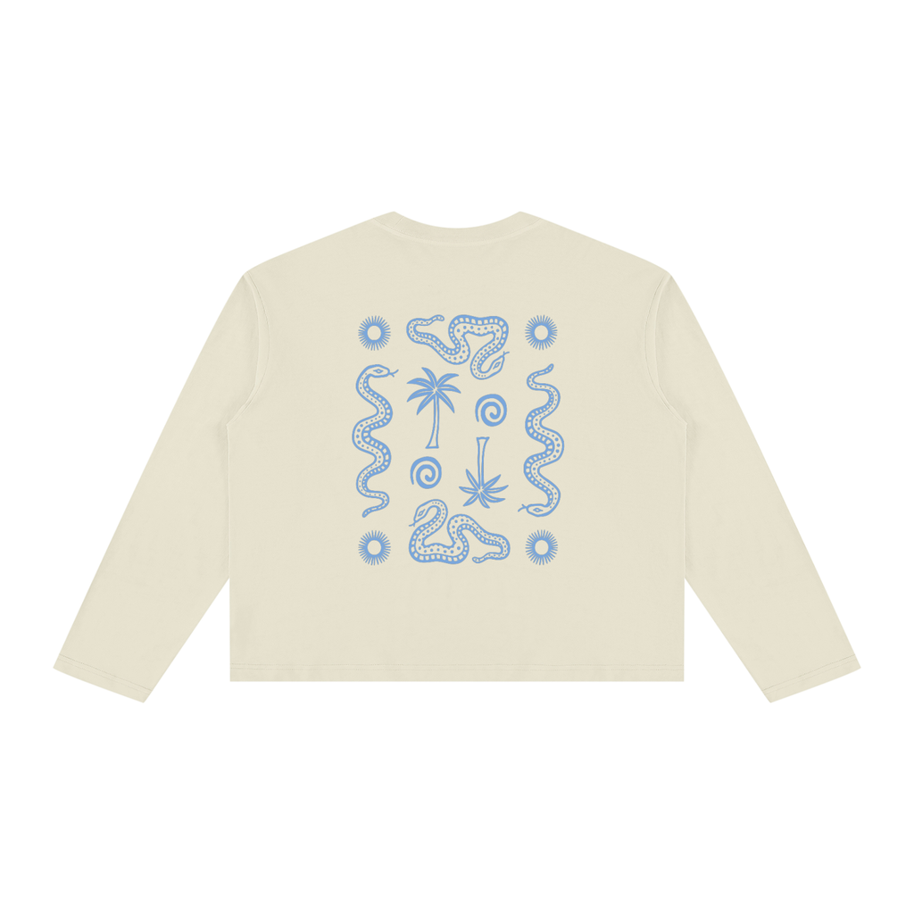 SERPENT RITUAL / 02  Long Sleeve Boxy T-Shirt