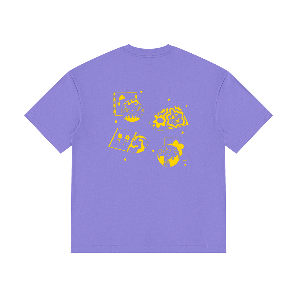 Unisex Drop Shoulder Cotton T-Shirt