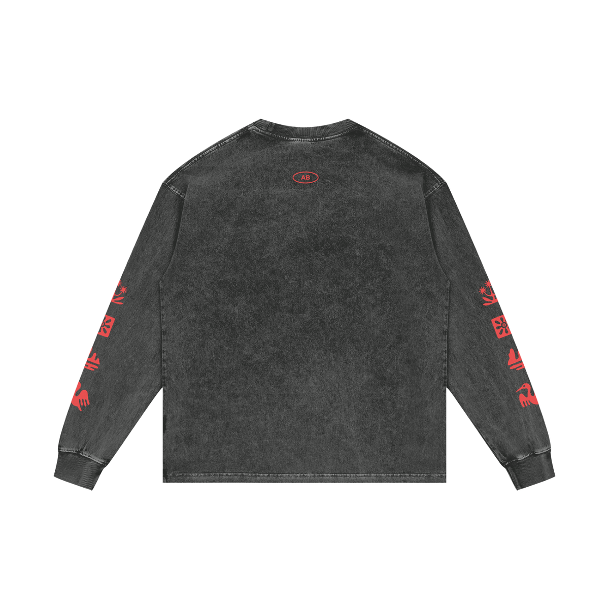 SAONA / 01 Acid Wash Oversize Long Sleeve