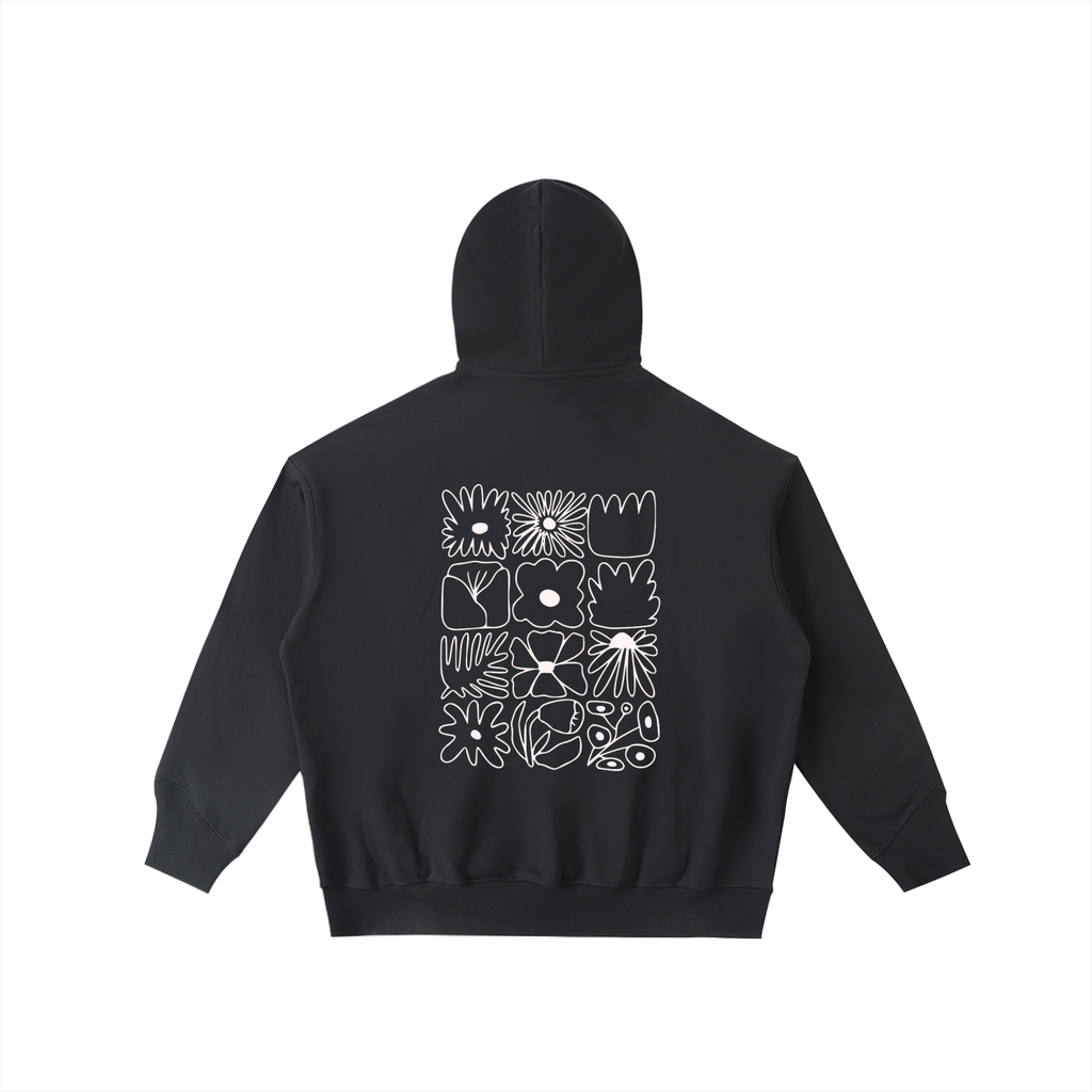 Big Hood Half-Zip Fleece Hoodie